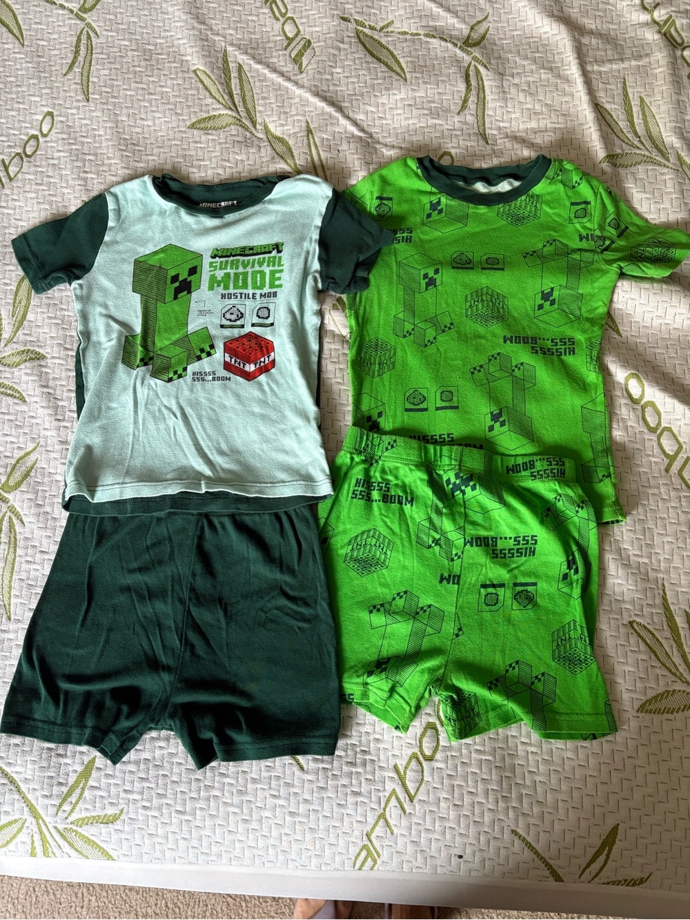 Boys Minecraft Pajamas Size 10